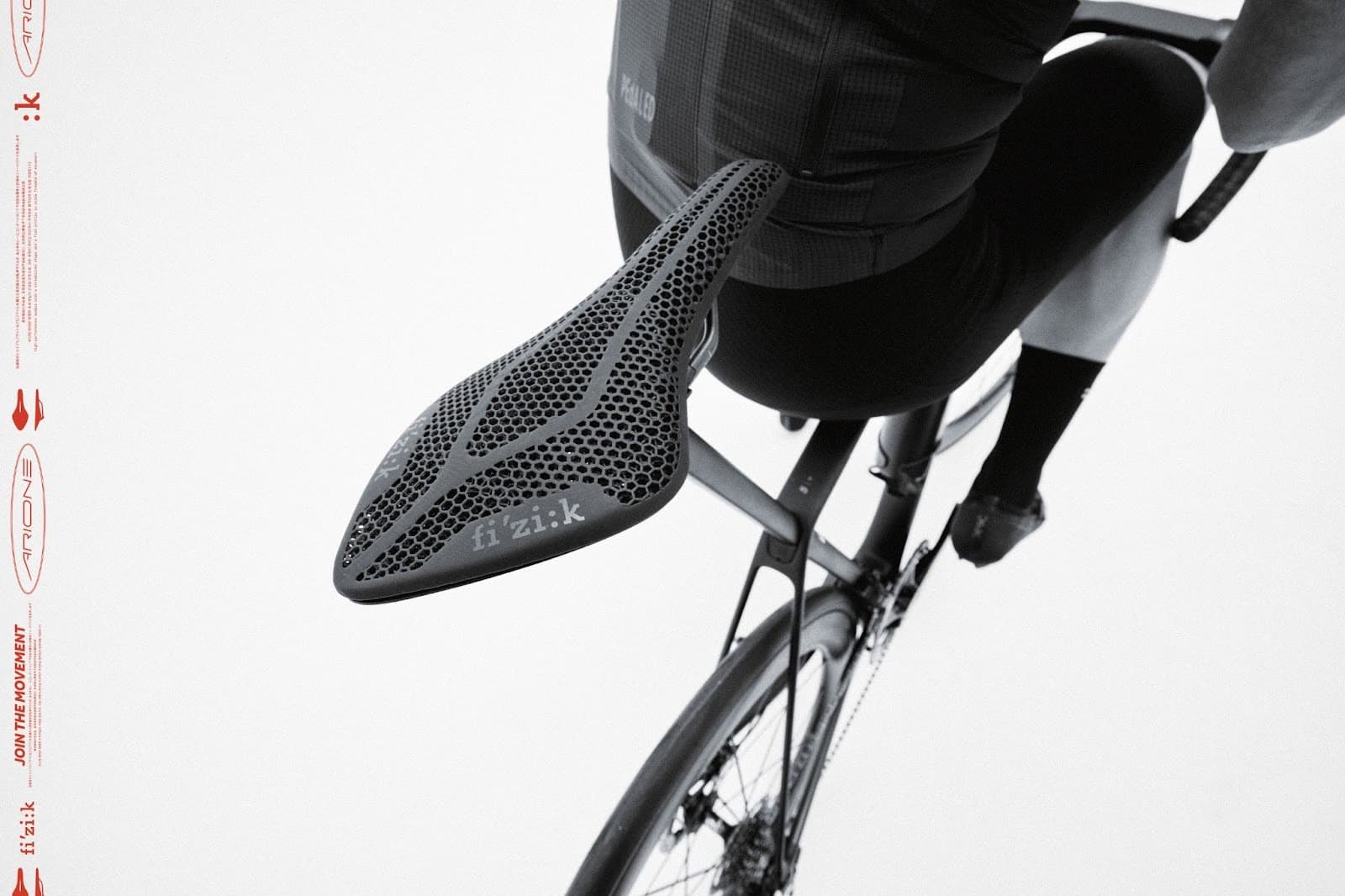 Selle Fizik Arione nouvelle génération vue de profil