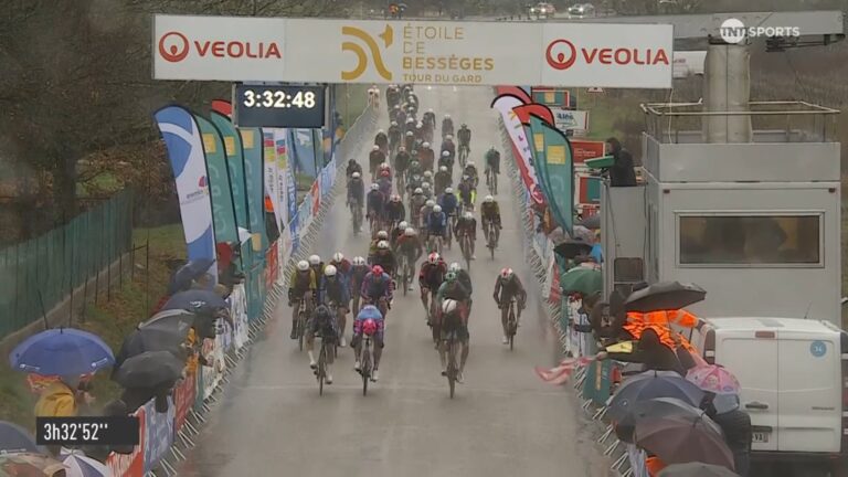 Sprint massif à l’arrivée de la 2e étape de l’Étoile de Bessèges 2026