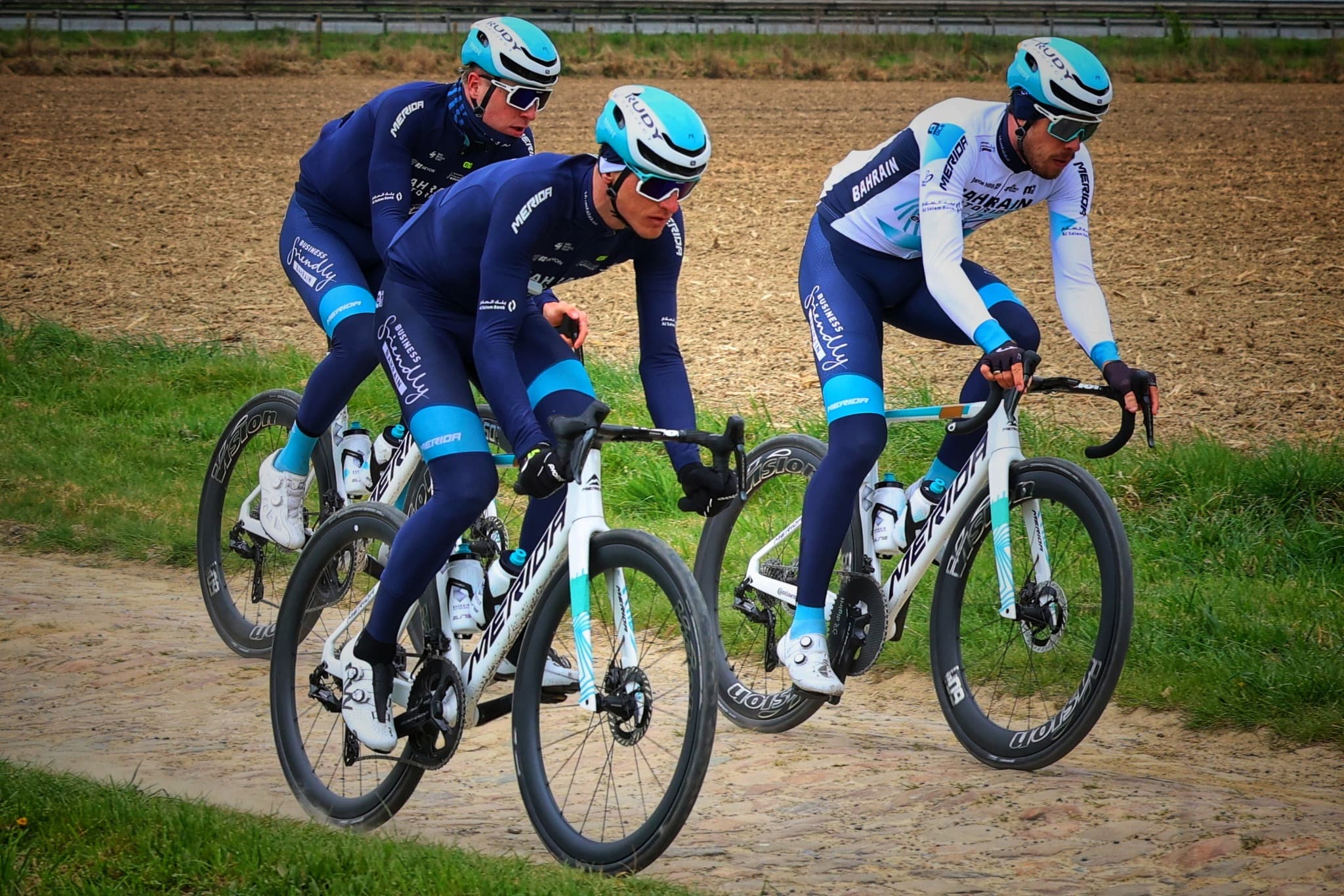 Matej Mohoric concentré avant une classique flandrienne