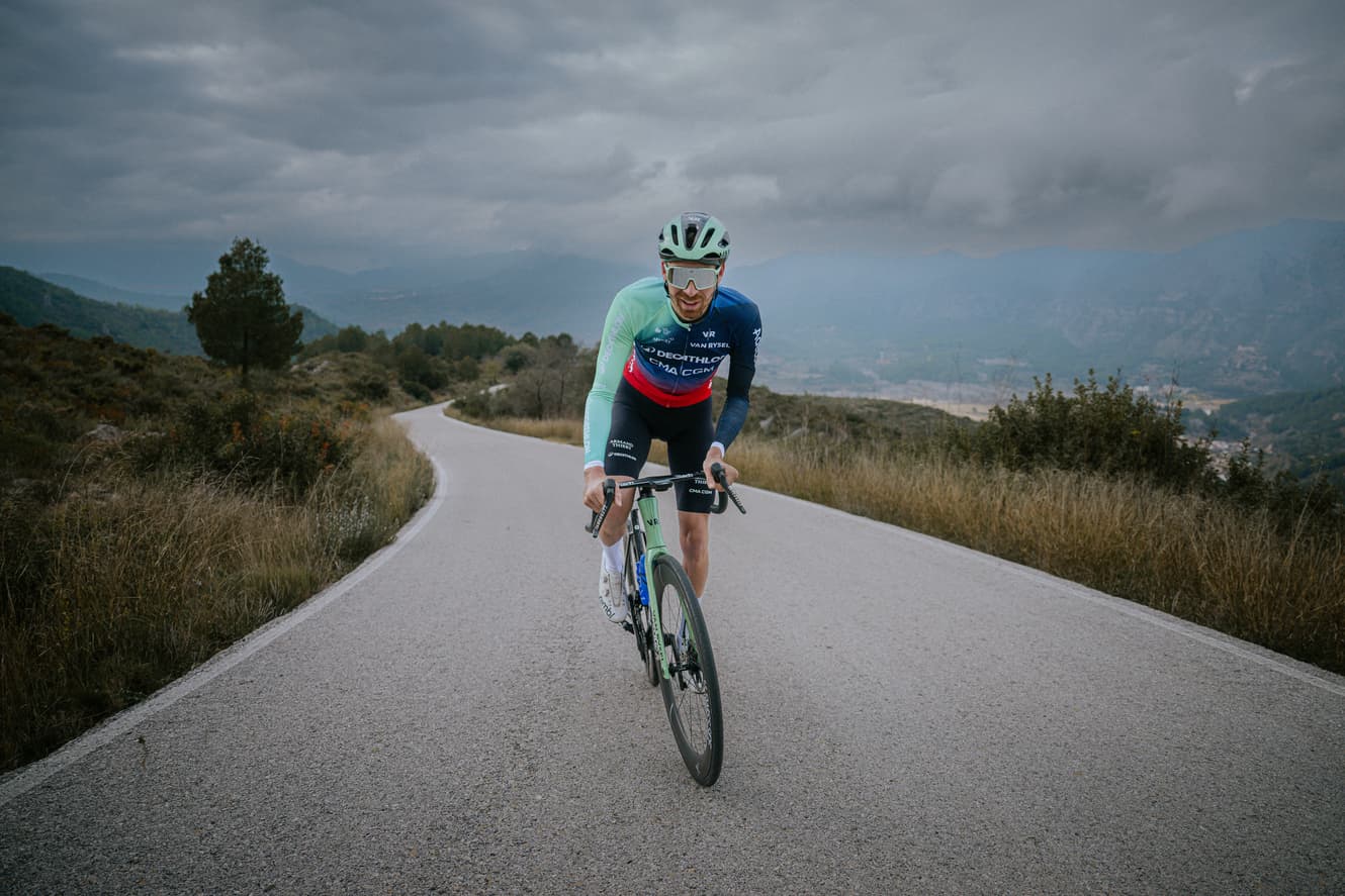Aurélien Paret-Peintre à l’entraînement avant le Tour de La Provence