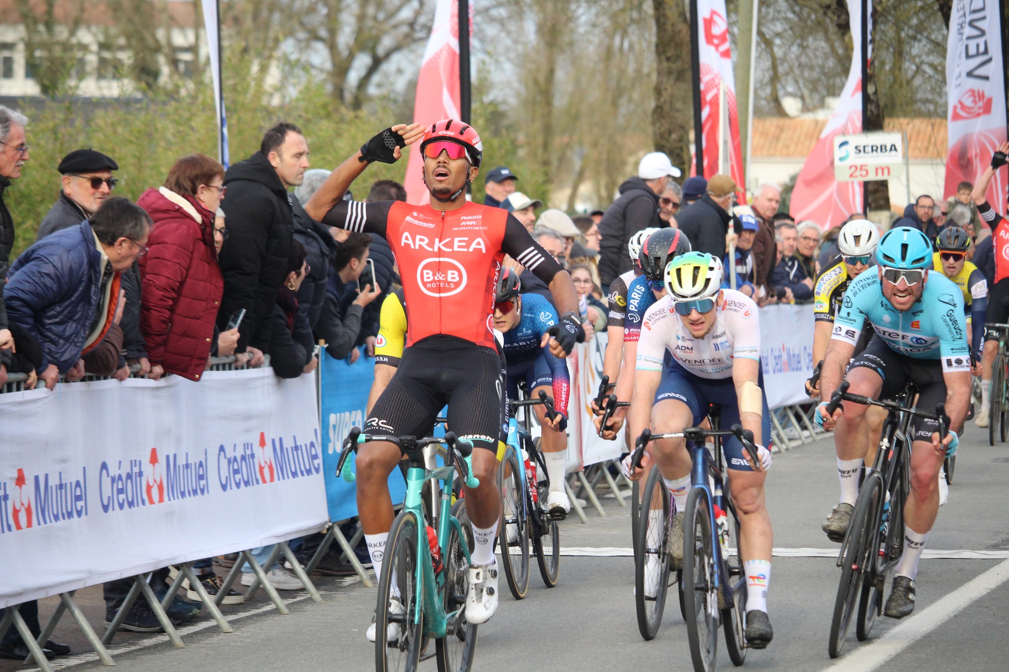 Emmanuel Houcou, vainqueur de la manche 3 des Plages Vendéennes en 2025.