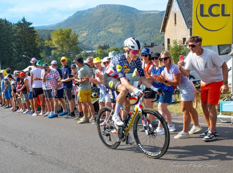 Quinn Simmons, un des coureurs au départ du Tour des Alpes-Maritimes.