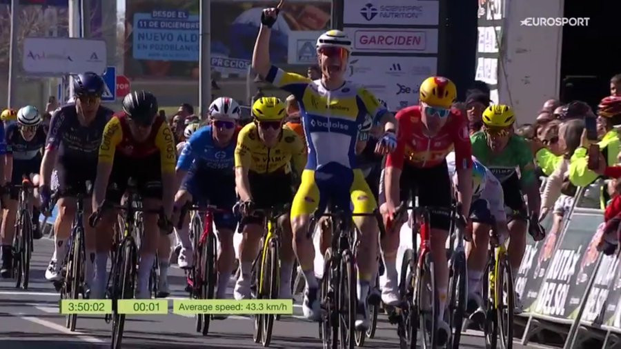 Tom Crabbe vainqueur de la 4e étape de la Vuelta a Andalucía