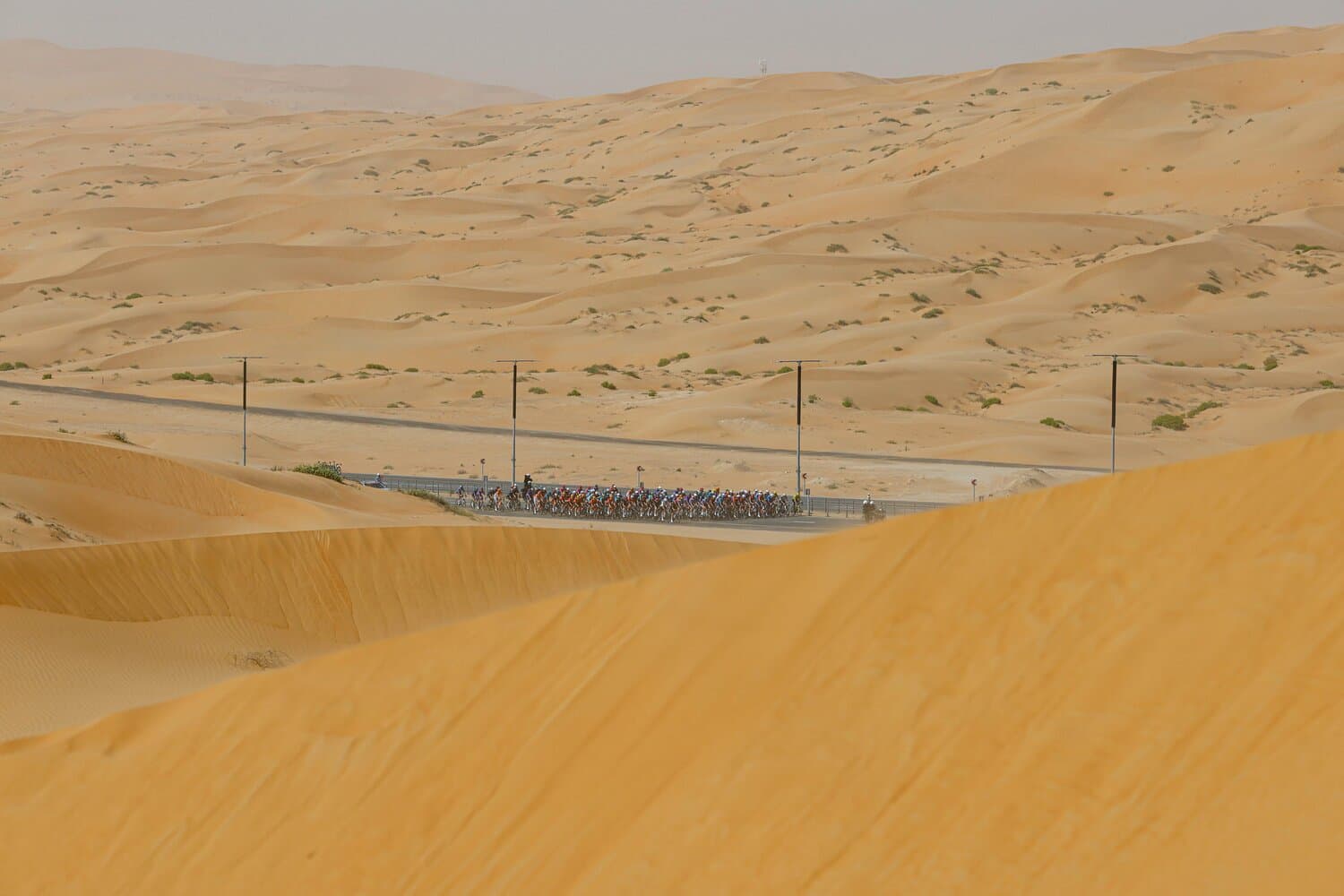 peloton de l'UAE Tour 2026