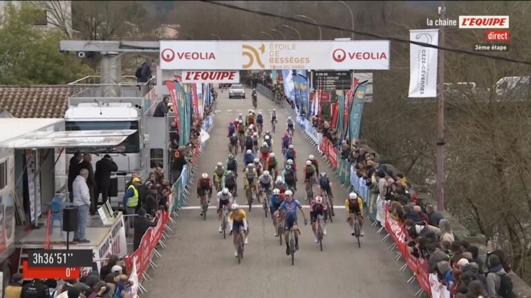 Henri Uhlig en course lors de l’Étoile de Bessèges