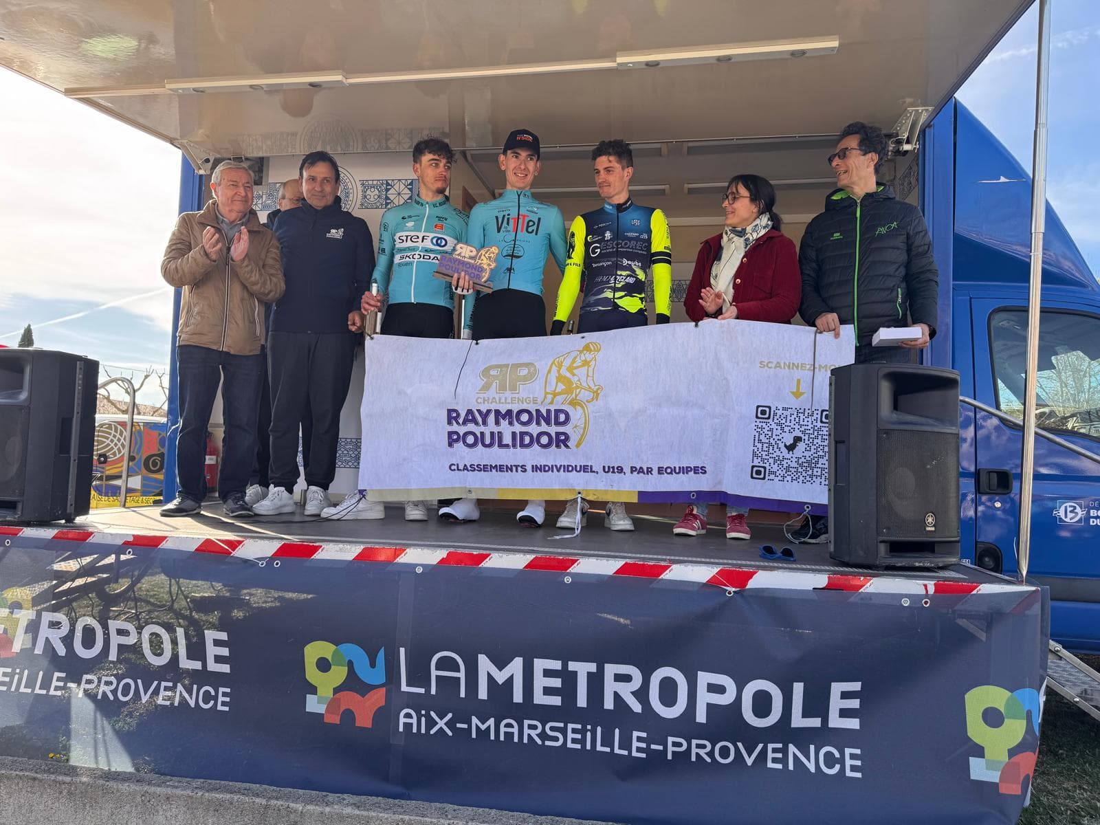 Valentin Rudel sur le podium du GP de la Métropole Aix-Marseille-Provence