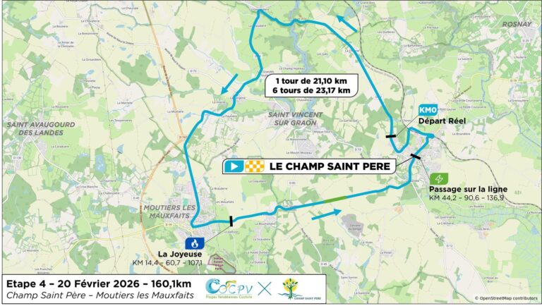 parcours du Champ-Saint-Père Circuit des Plages Vendéennes