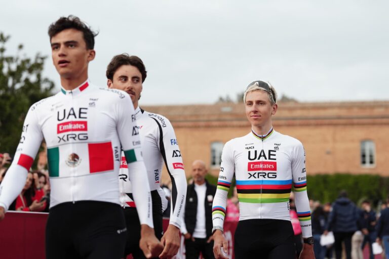 Tadej Pogacar et Isaac Del Toro sont inscrits sur la liste des partants des Strade Bianche