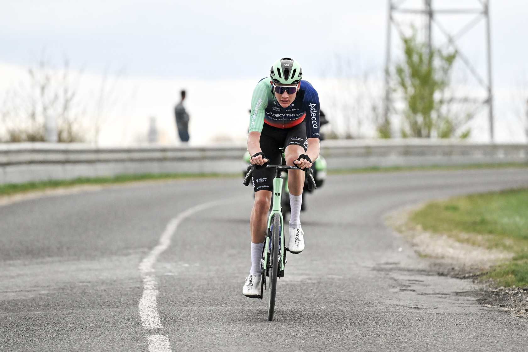 Daan Hoole en course lors de Paris-Nice