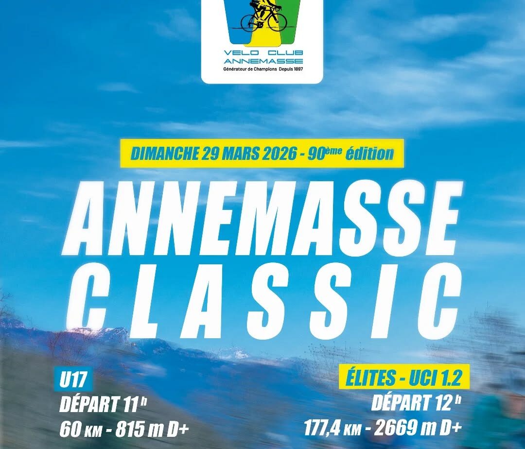 Affiche Annemasse Classic liste des partants course cycliste France