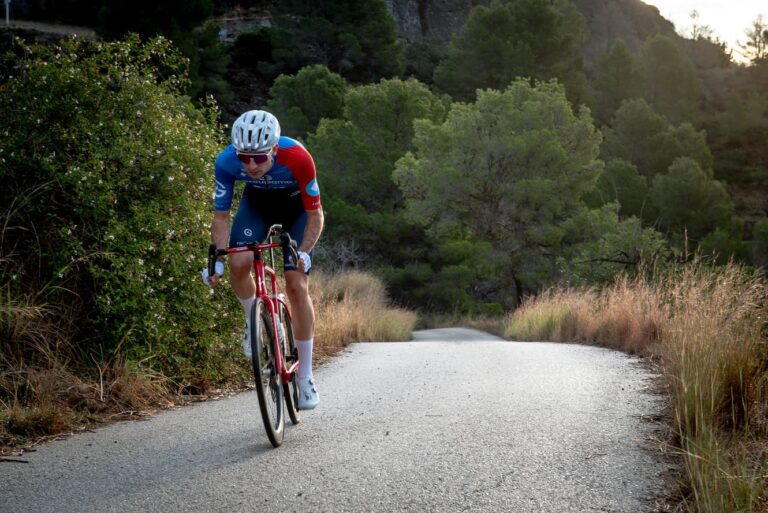 Axel Huens Groupama-FDJ avant l’Ename Samyn Classic