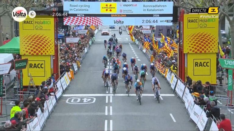 Brady Gilmore remporte la 7e étape de la Volta Catalunya 2026 à Montjuïc