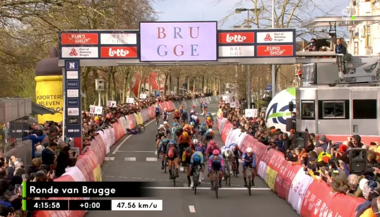 Dylan Groenewegen sprint Ronde Van Brugge