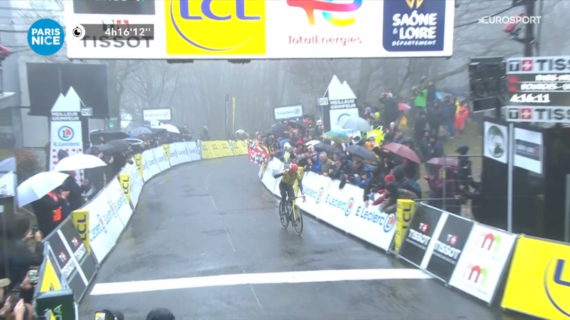 Jonas Vingegaard lors de la 4e étape de Paris-Nice