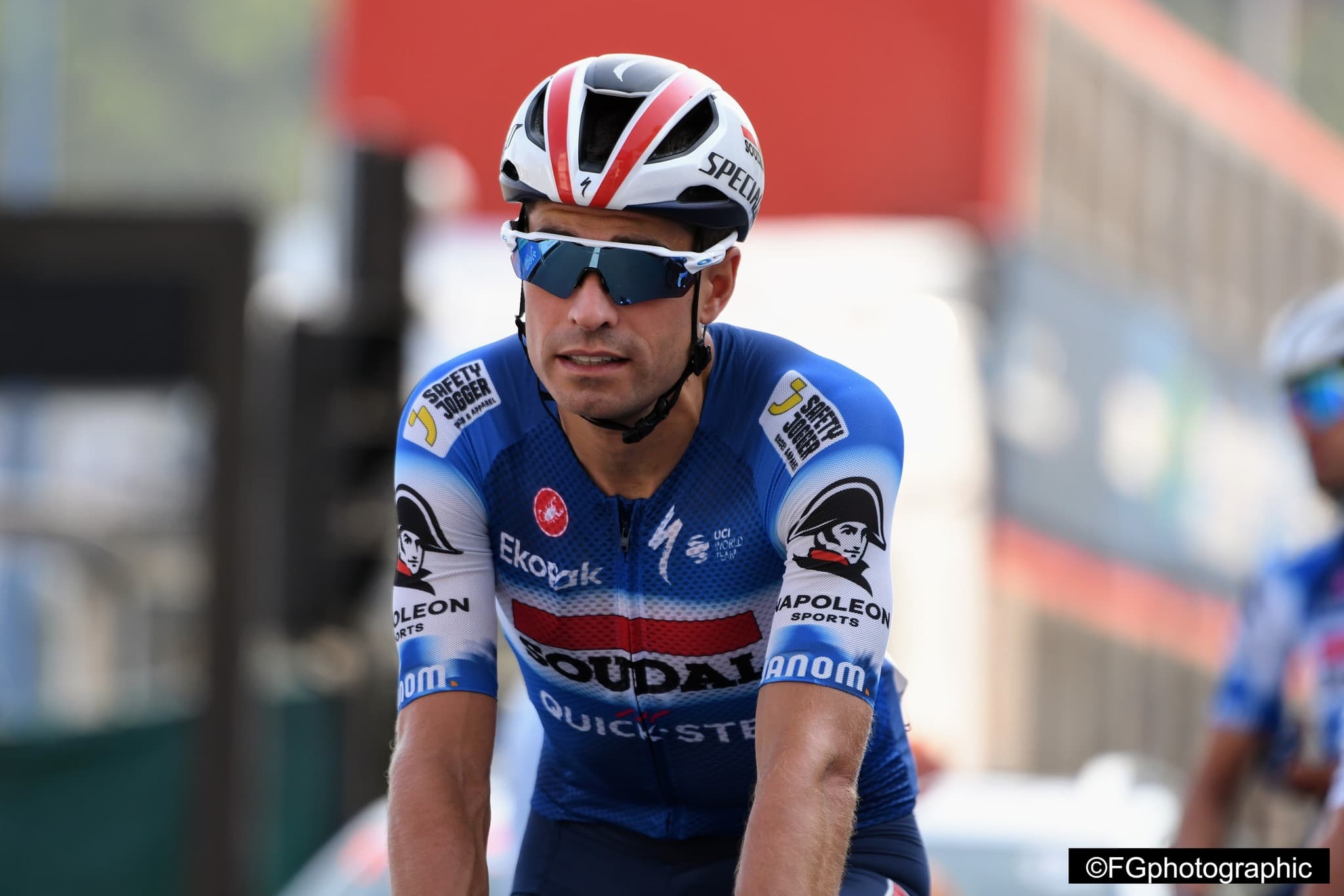 Mikel Landa en course sous les couleurs de Soudal Quick-Step