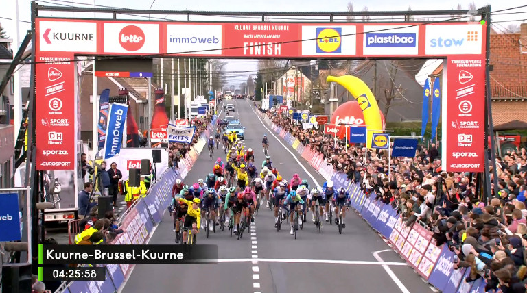 Matthew Brennan vainqueur de Kuurne-Bruxelles-Kuurne