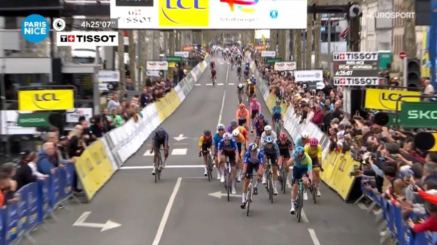 Max Kanter lors d’une course avec l’équipe Astana