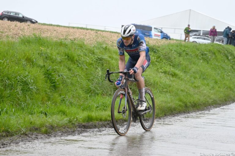 Tim Merlier sprinteur Soudal Quick-Step en course