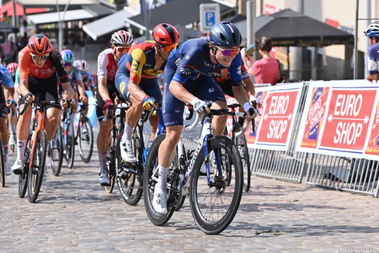 Paul Penhoët avant la Ronde van Brugge avec Groupama-FDJ United