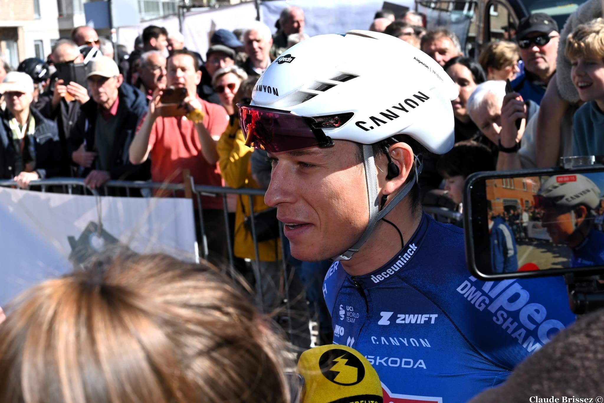 Jasper Philipsen avant la Ronde Van Brugge