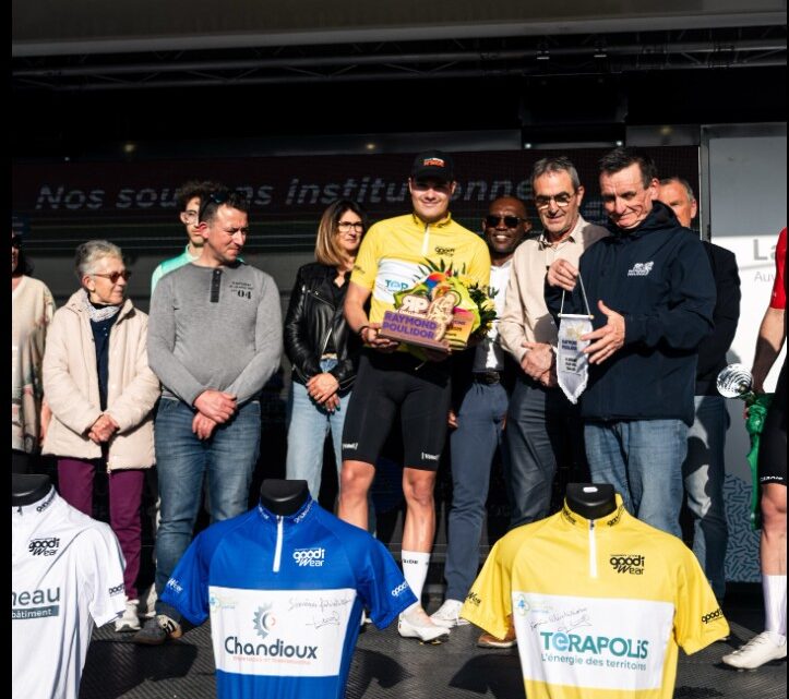 Thibault Rollée lors d’une course sur route en France
