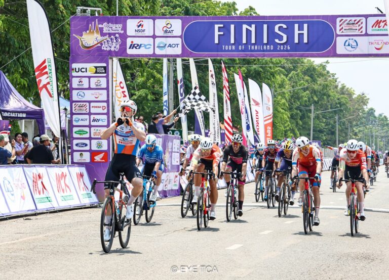 Pierre Barbier victoire sprint Tour of Thailand