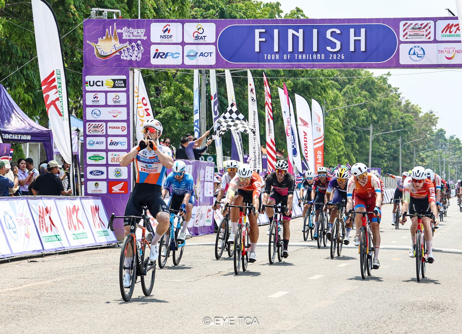 Pierre Barbier victoire sprint Tour of Thailand