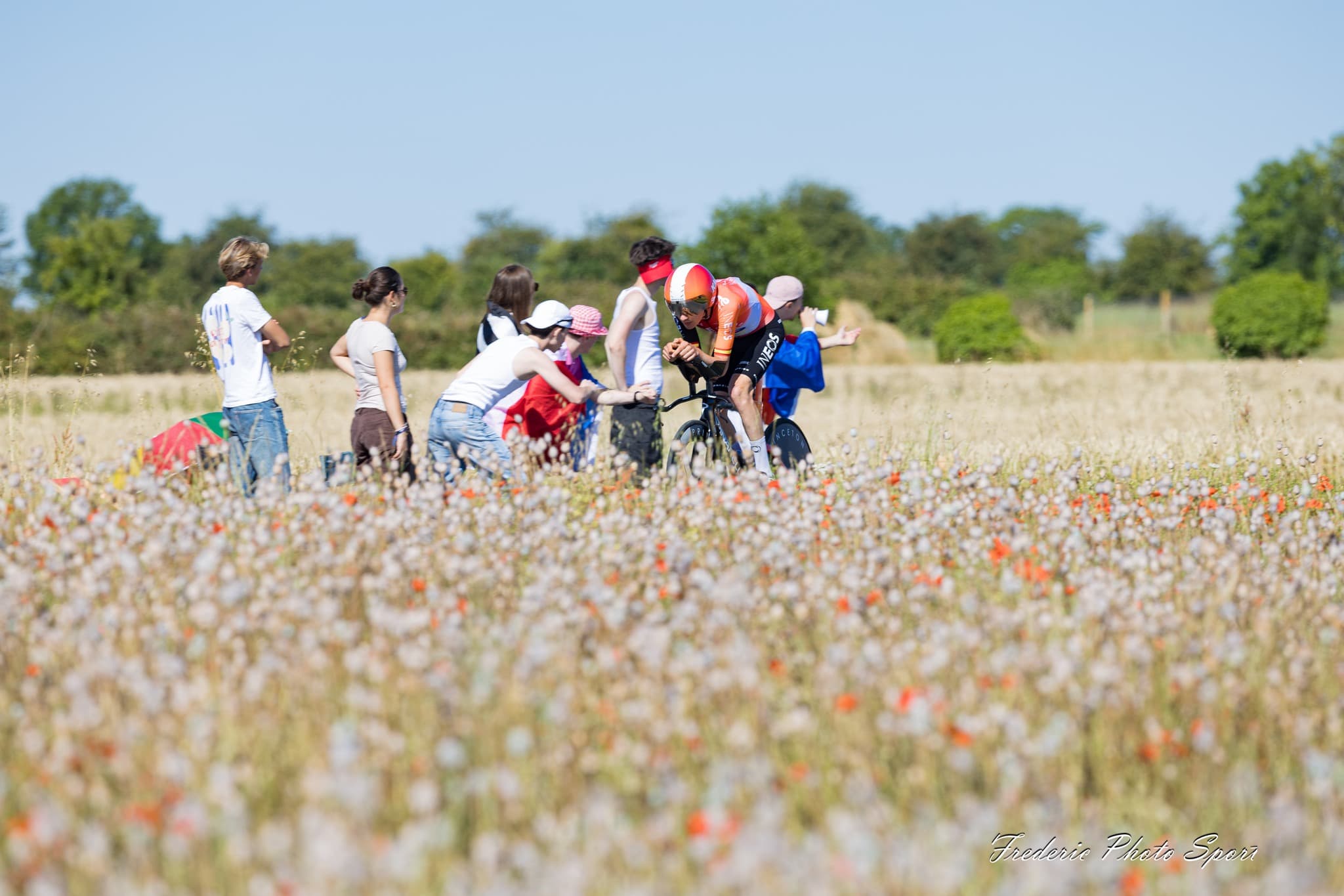 Carlos Rodriguez en course lors d’une épreuve WorldTour
