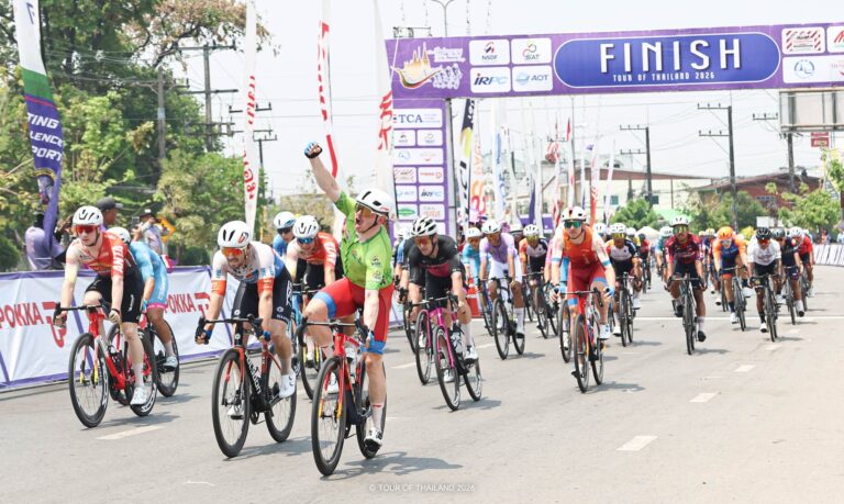 Alexander Salby sprint victoire Tour of Thailand
