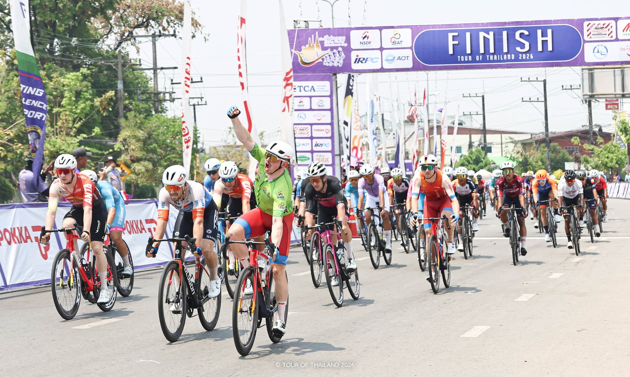 Alexander Salby sprint victoire Tour of Thailand