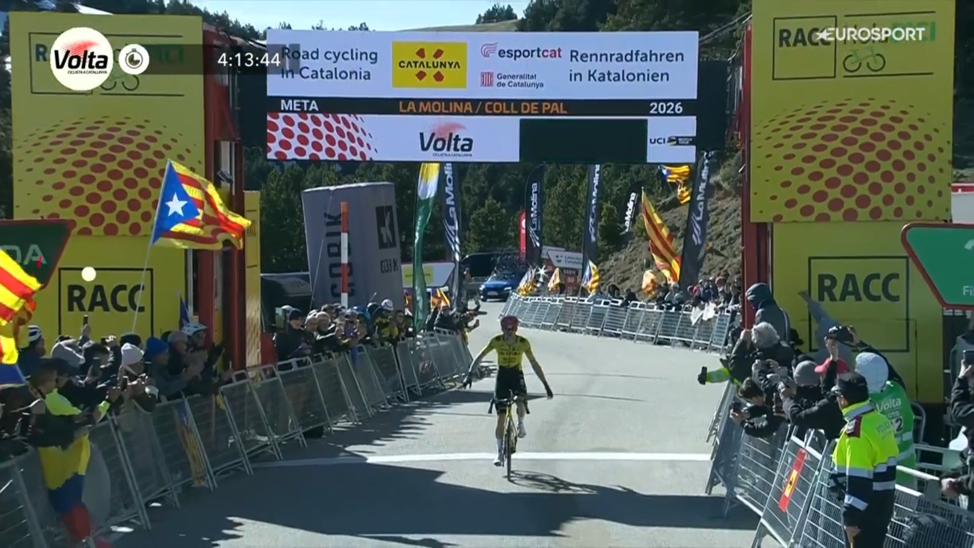 Jonas Vingegaard victoire La Molina Volta Catalunya