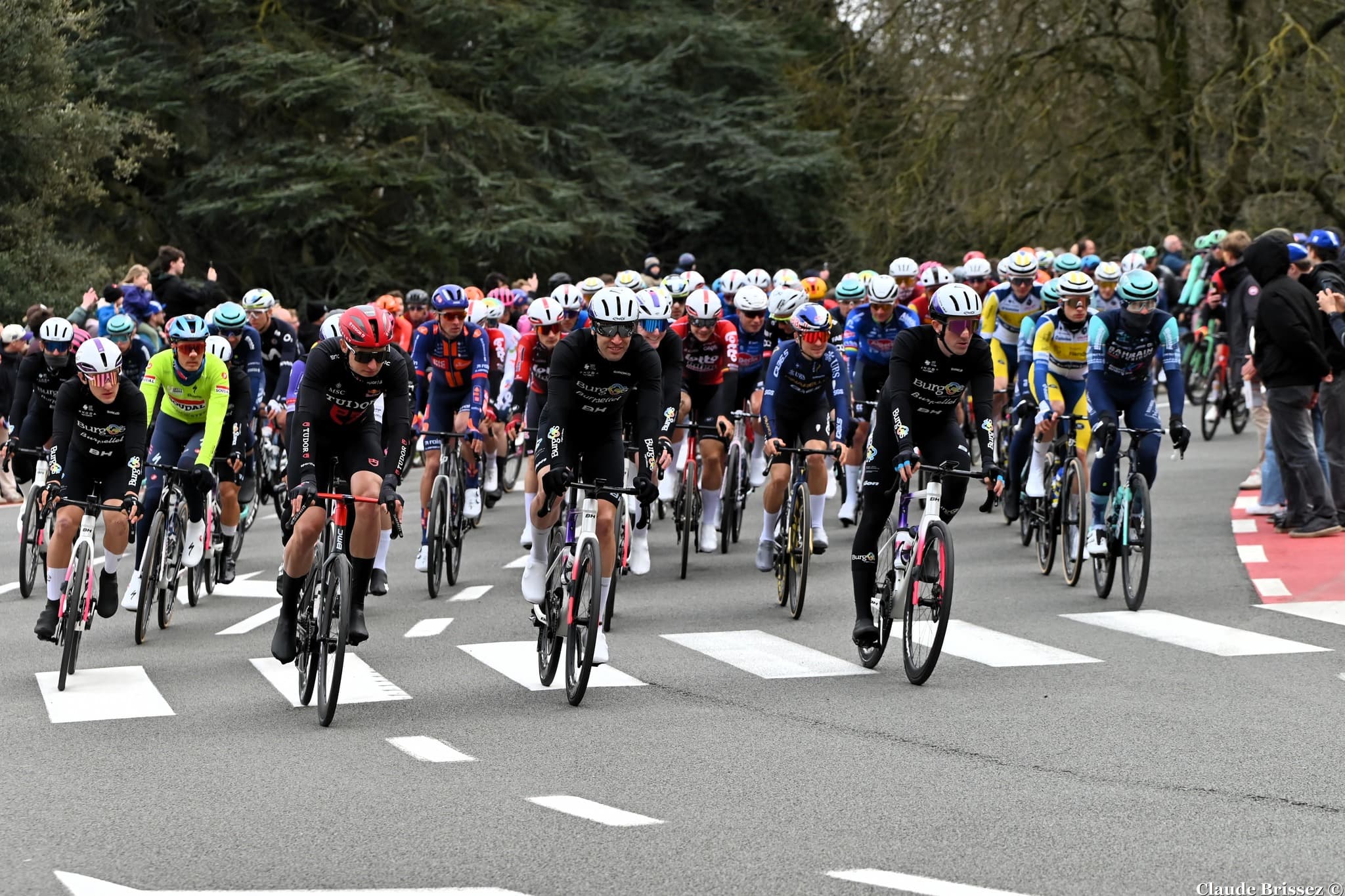 Peloton du WorldTour lors d’une course UCI sur route
