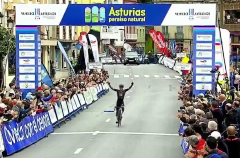 Vuelta Asturias étape 3 résultats arrivée Edgar Cadena