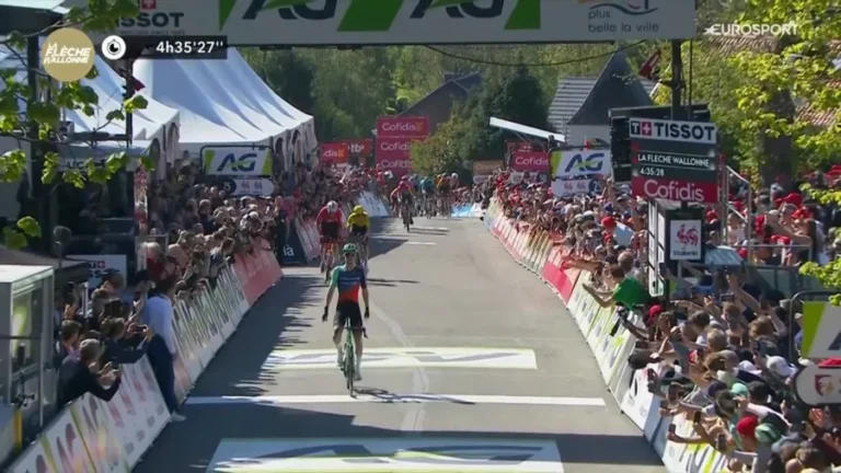 Paul Seixas Flèche Wallonne Mur de Huy arrivée