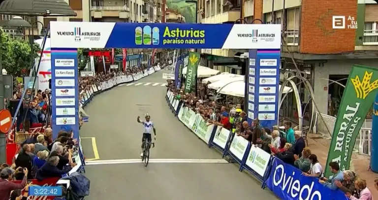 Nairo Quintana, vainqueur de la 2e étape de la Vuelta Asturias