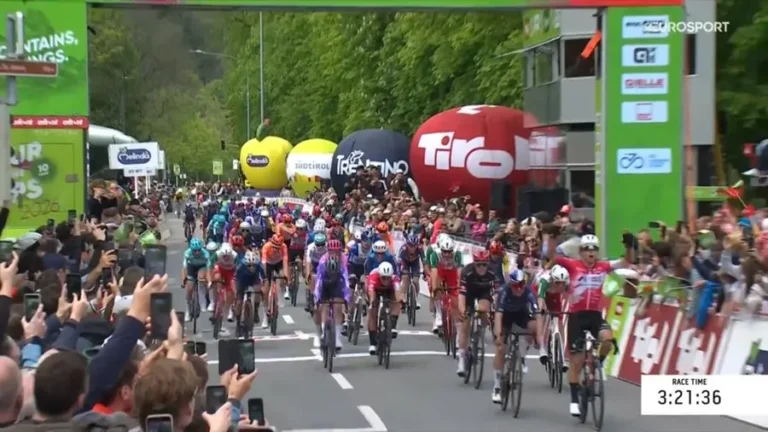 Tommaso Dati victoire Tour of the Alps sprint
