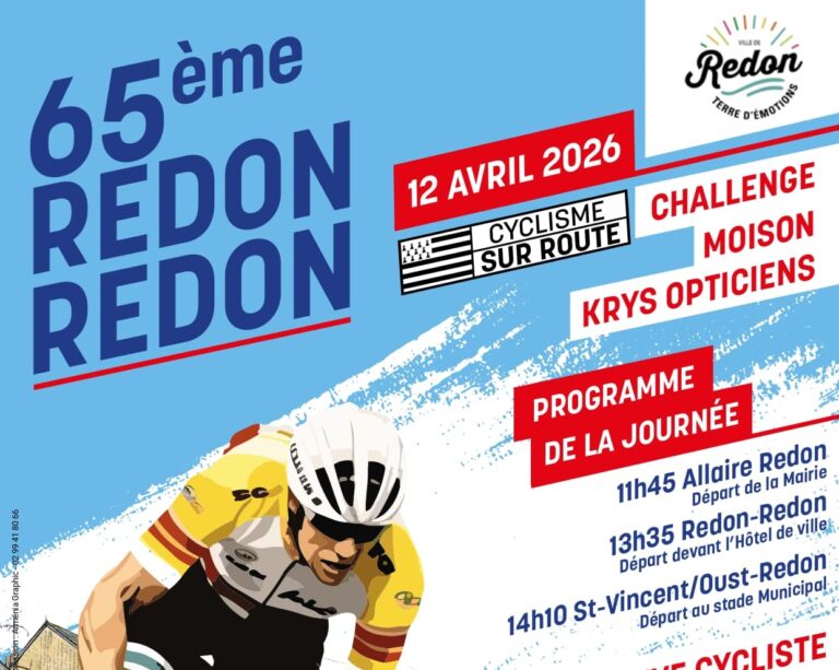 Affiche Redon-Redon 2026 cyclisme