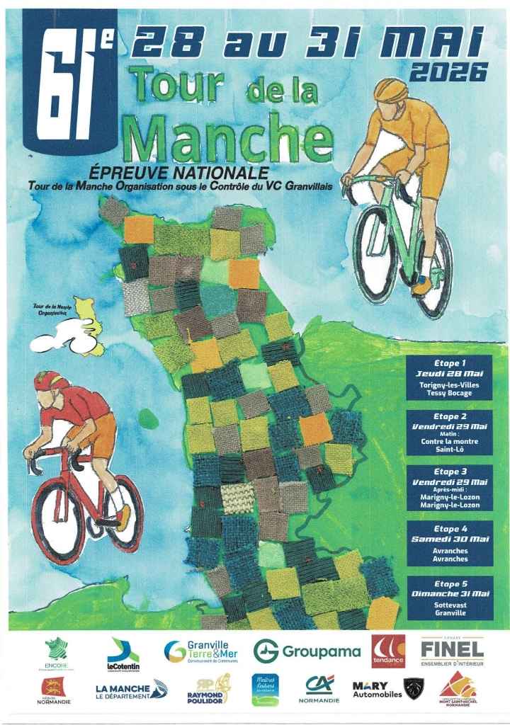 Affiche du Tour de la Manche 2026