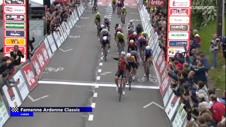 Arnaud De Lie victoire sprint Famenne Ardenne Classic