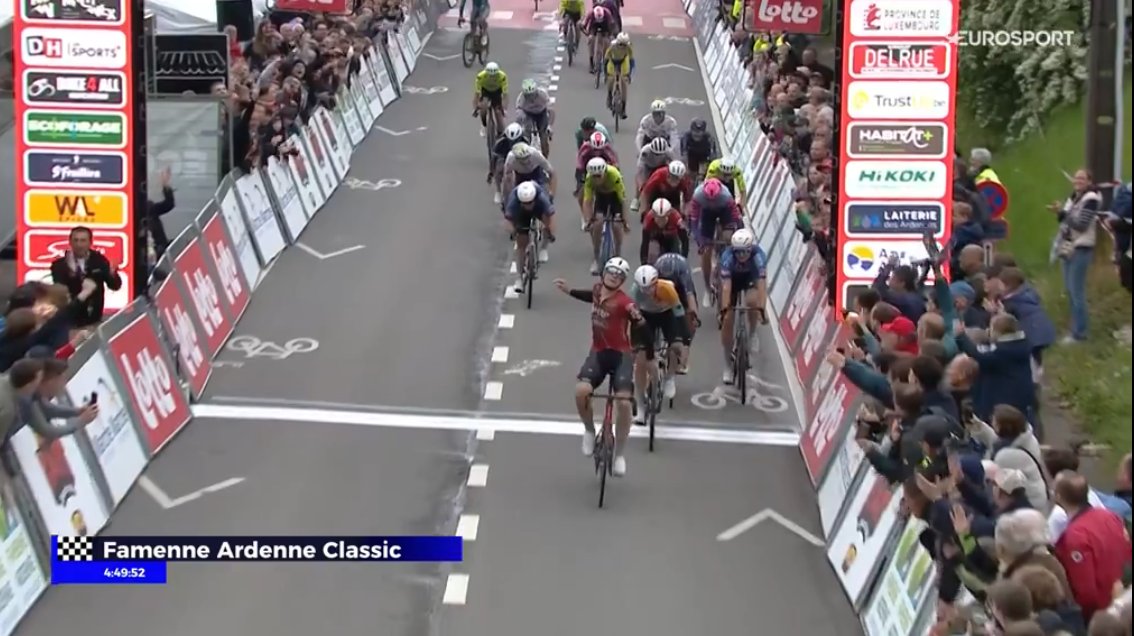 Arnaud De Lie victoire sprint Famenne Ardenne Classic