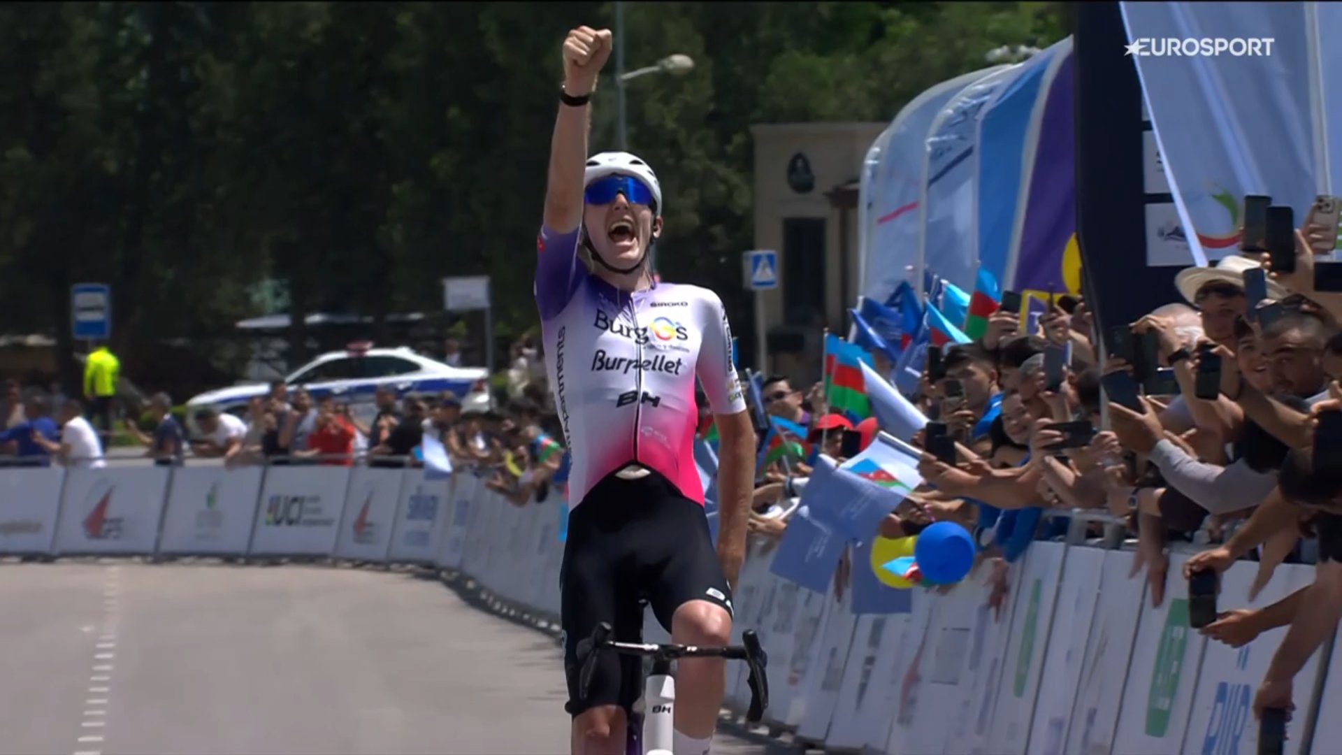Josh Burnett remporte la 5e étape du Baku-Khankendi 2026 à Khankendi