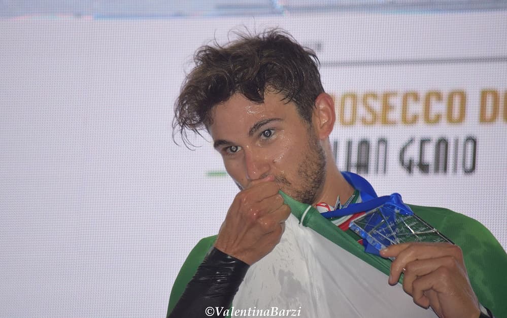 Filippo Ganna lors d’un contre-la-montre du Giro d’Italia