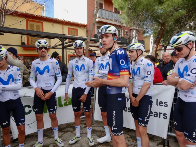 Iván Romeo sous le maillot de Movistar Team