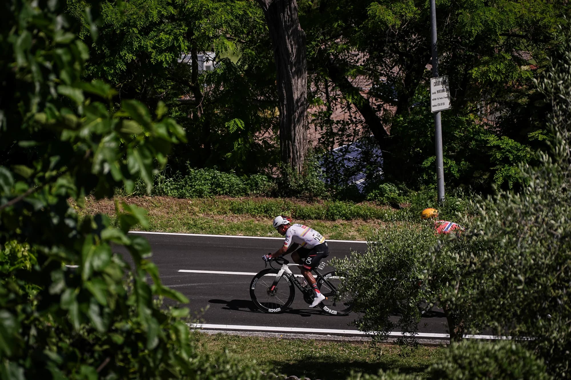 Jhonatan Narvaez après sa victoire sur la 8e étape du Giro d’Italia.