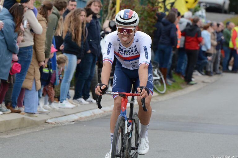 Dusan Rajovic lors d’une course cycliste sur route