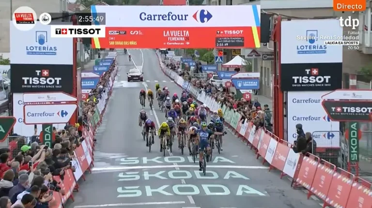 Shari Bossuyt vainqueure de la 2ème étape de la Vuelta España Femenina