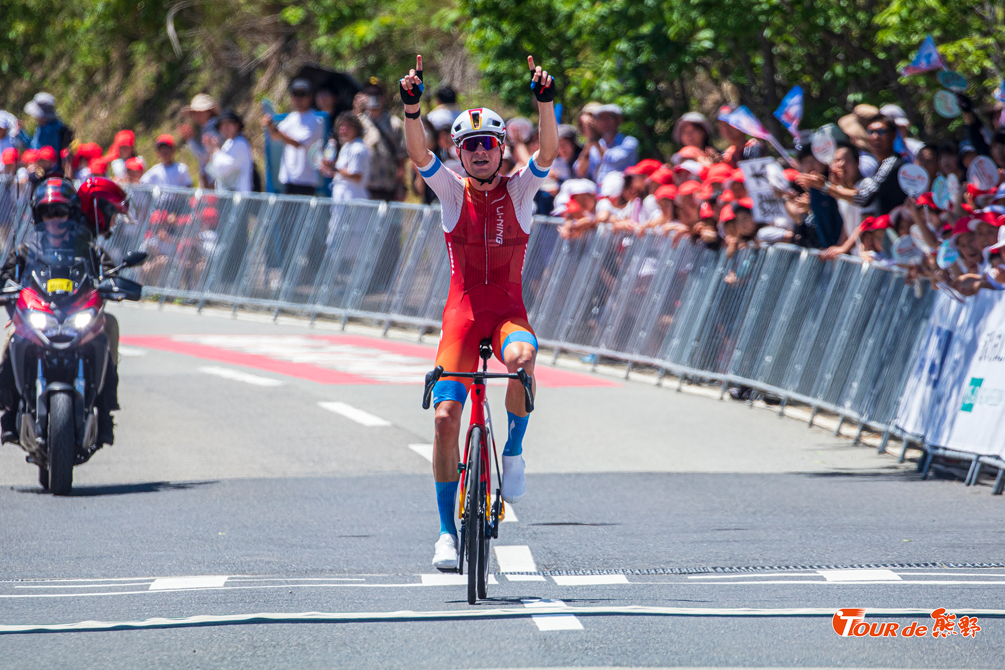 Nils Sinschek lors du Tour de Kumano