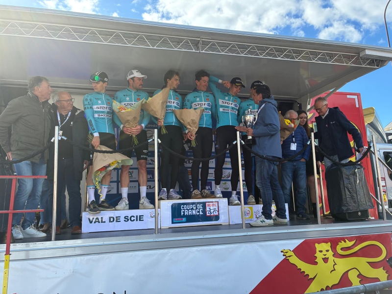 Mavric Beaune leader du Challenge Raymond Poulidor après le Caux Tour