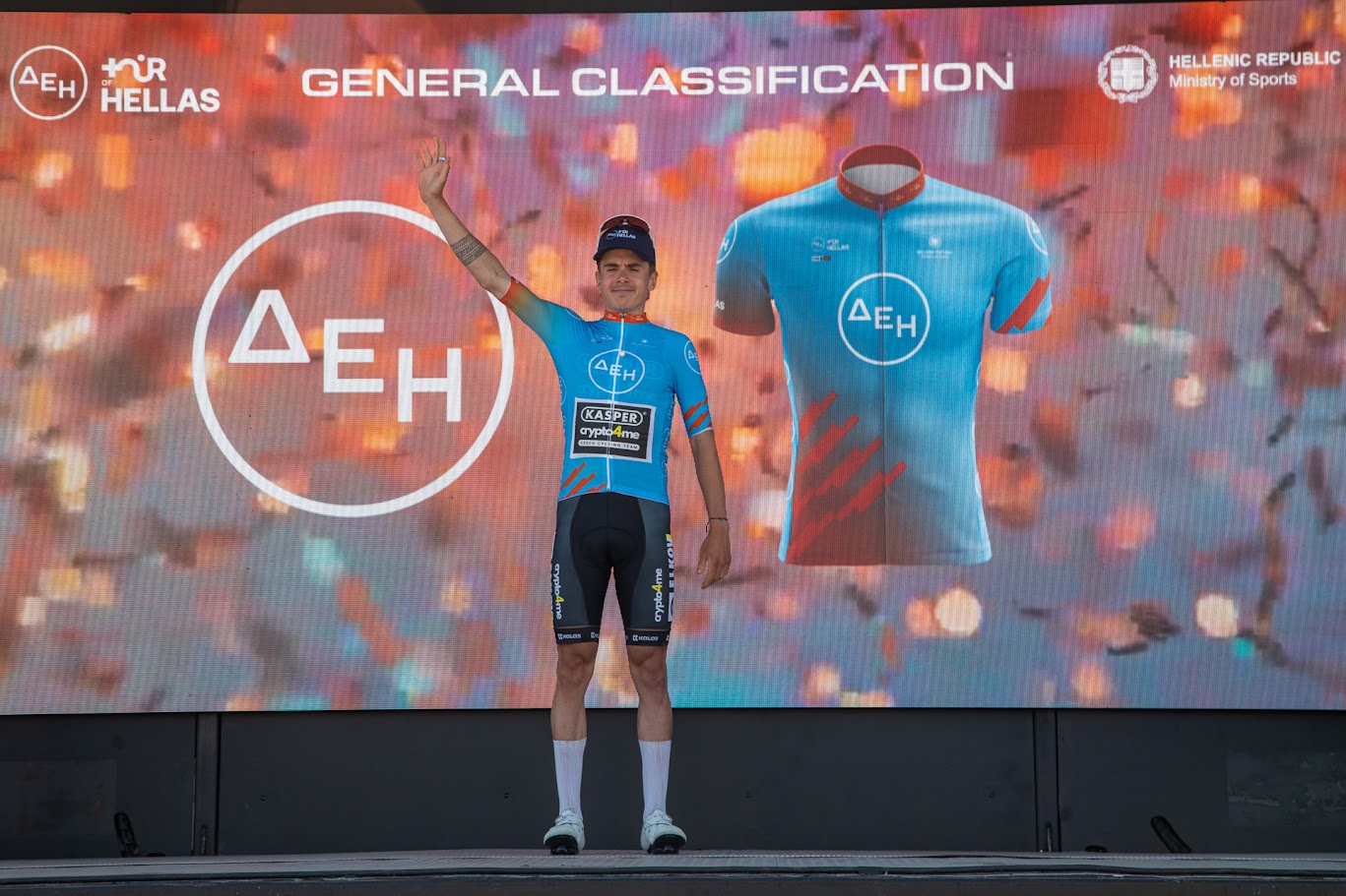 Vaclav Jezek remporte le Tour of Hellas 2026 devant Domenico Pozzovivo et Colin Stussi