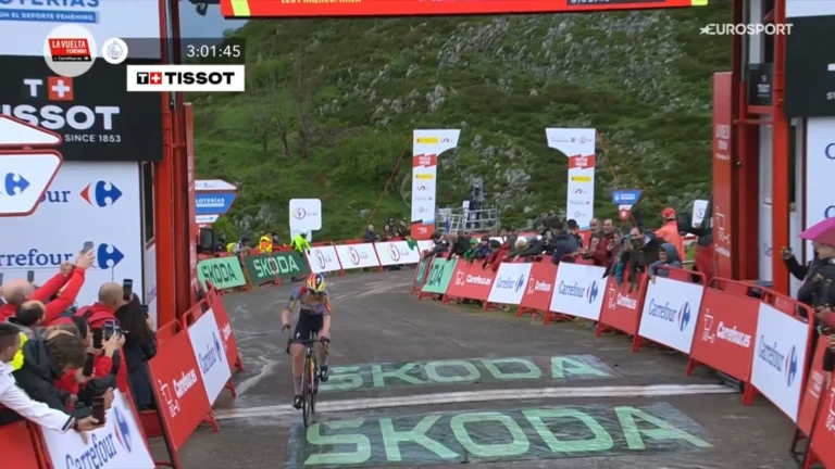 Anna van der Breggen lors de la Vuelta España Femenina
